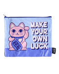 Grande pochette Maneki Neko Faites votre propre chance en plastique recyclé