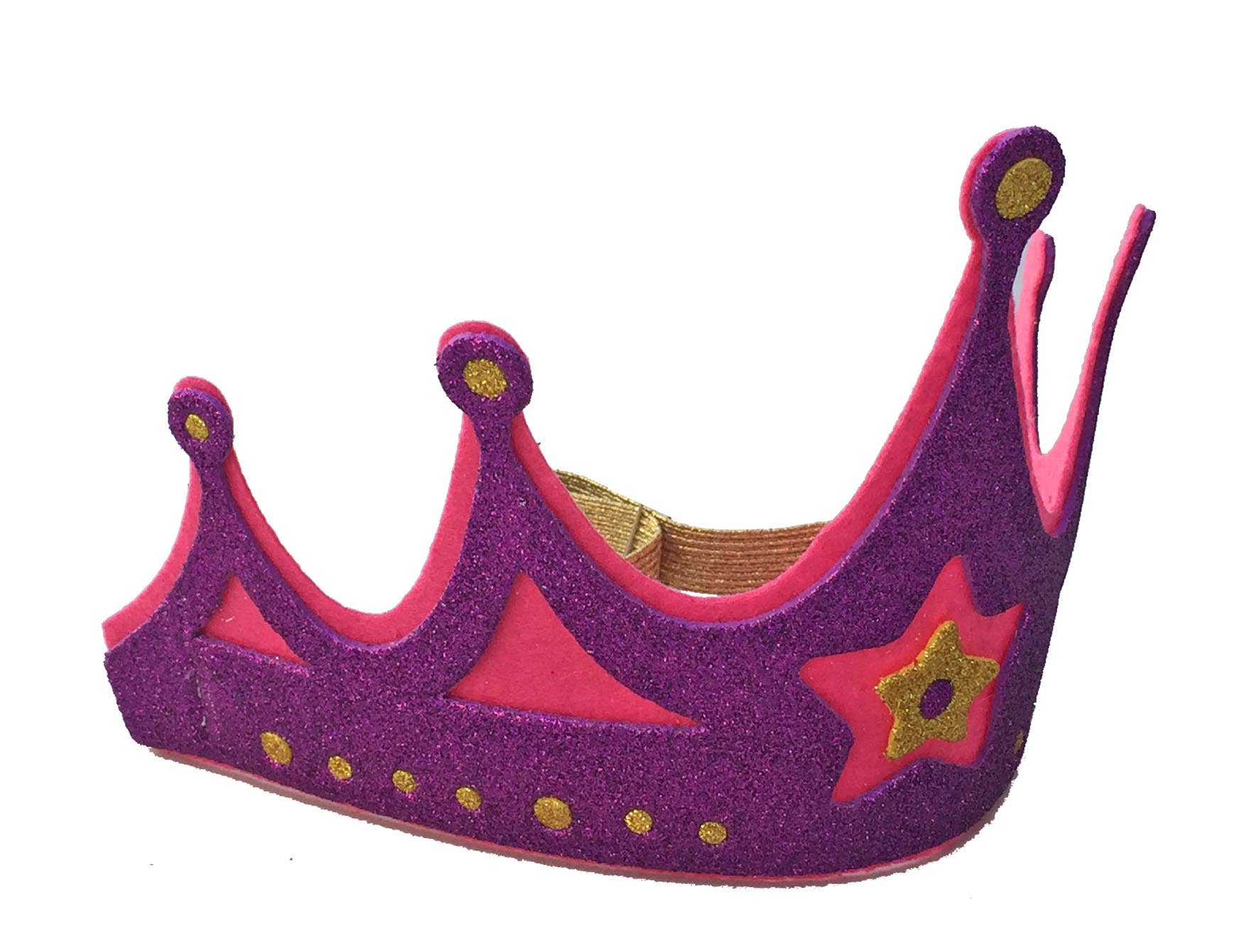 Couronne en feutre pour roi/reine - ST656: 1. Rose-Or