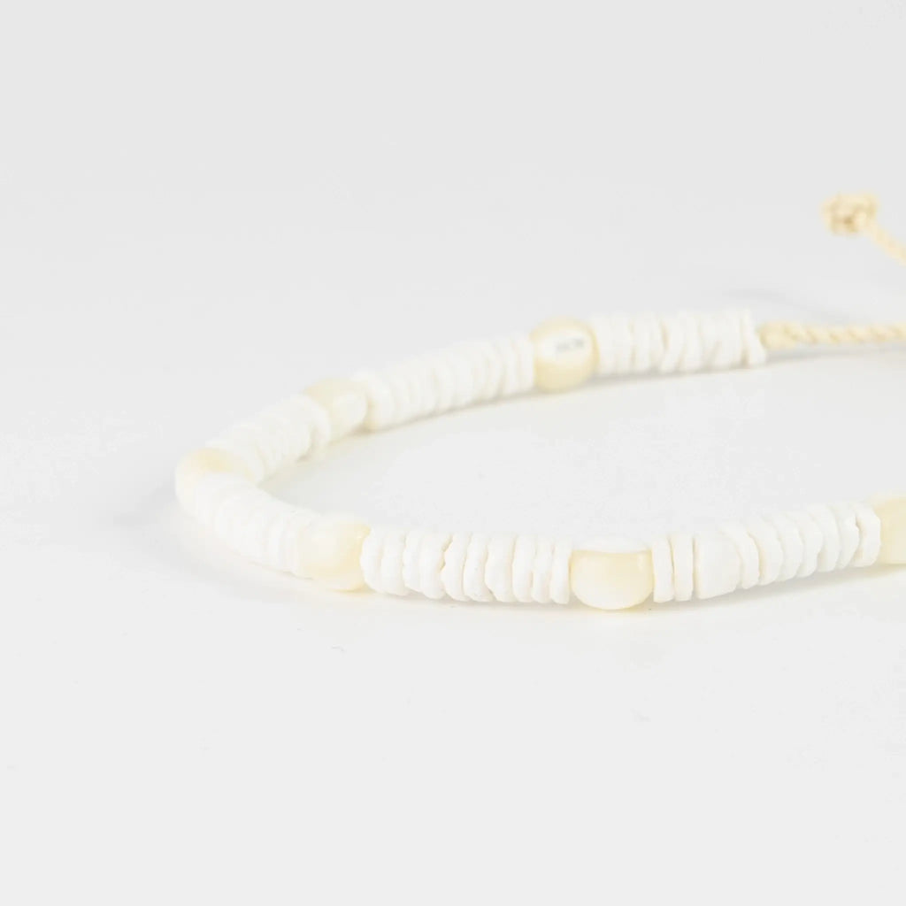 Bracelet perlé Madasari Beach, bracelet de surf ajustable