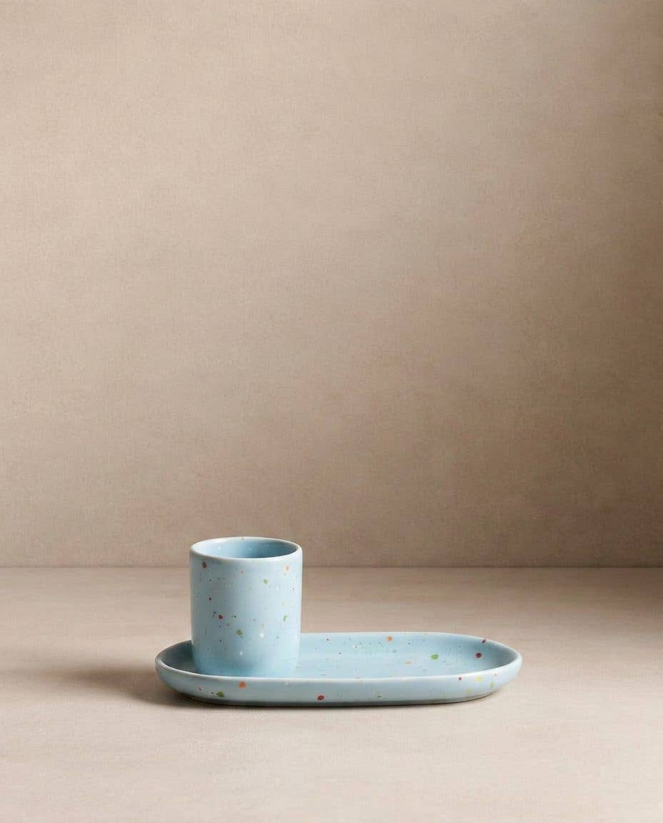 Tasse à expresso / coquetier de la collection Party: Rose