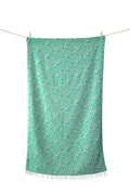 SERVIETTE DE PLAGE POISSON ÉMERAUDE