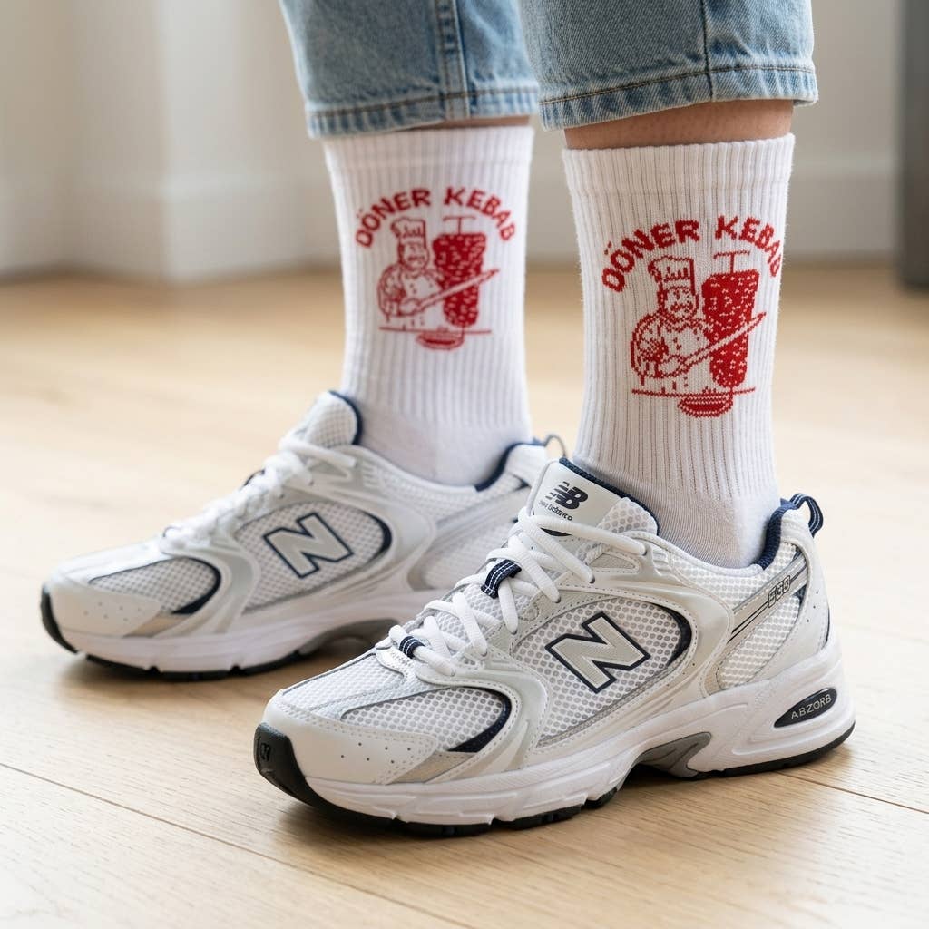 Chaussettes à message Döner Kebab: 43-47