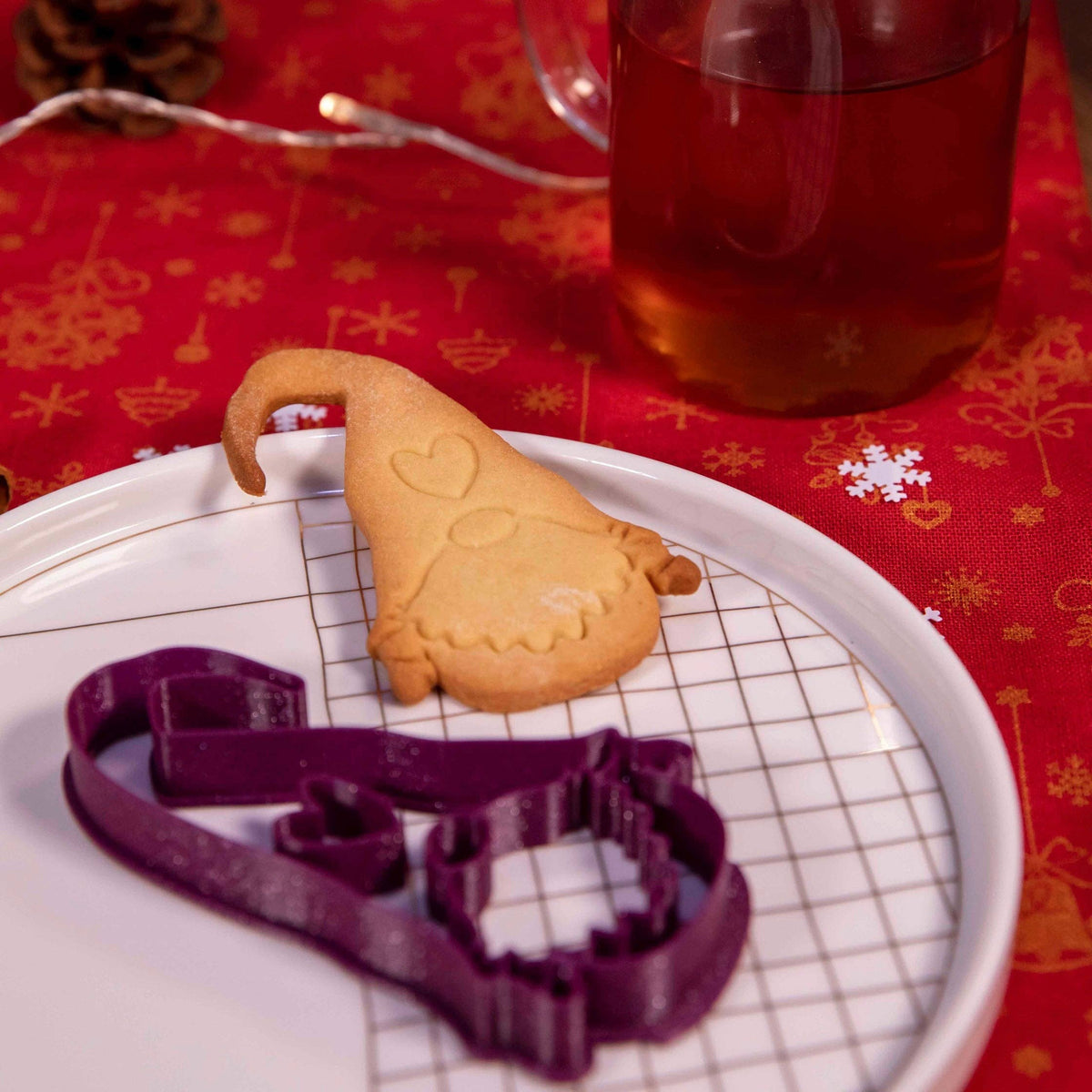 Emporte-pièce Gnome de Noël – Christmas Cookie Cutter: Vert