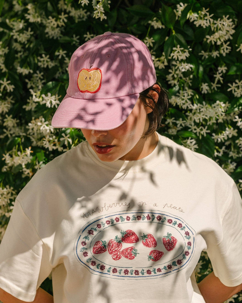 Casquette tranche de pomme: Washed Pink