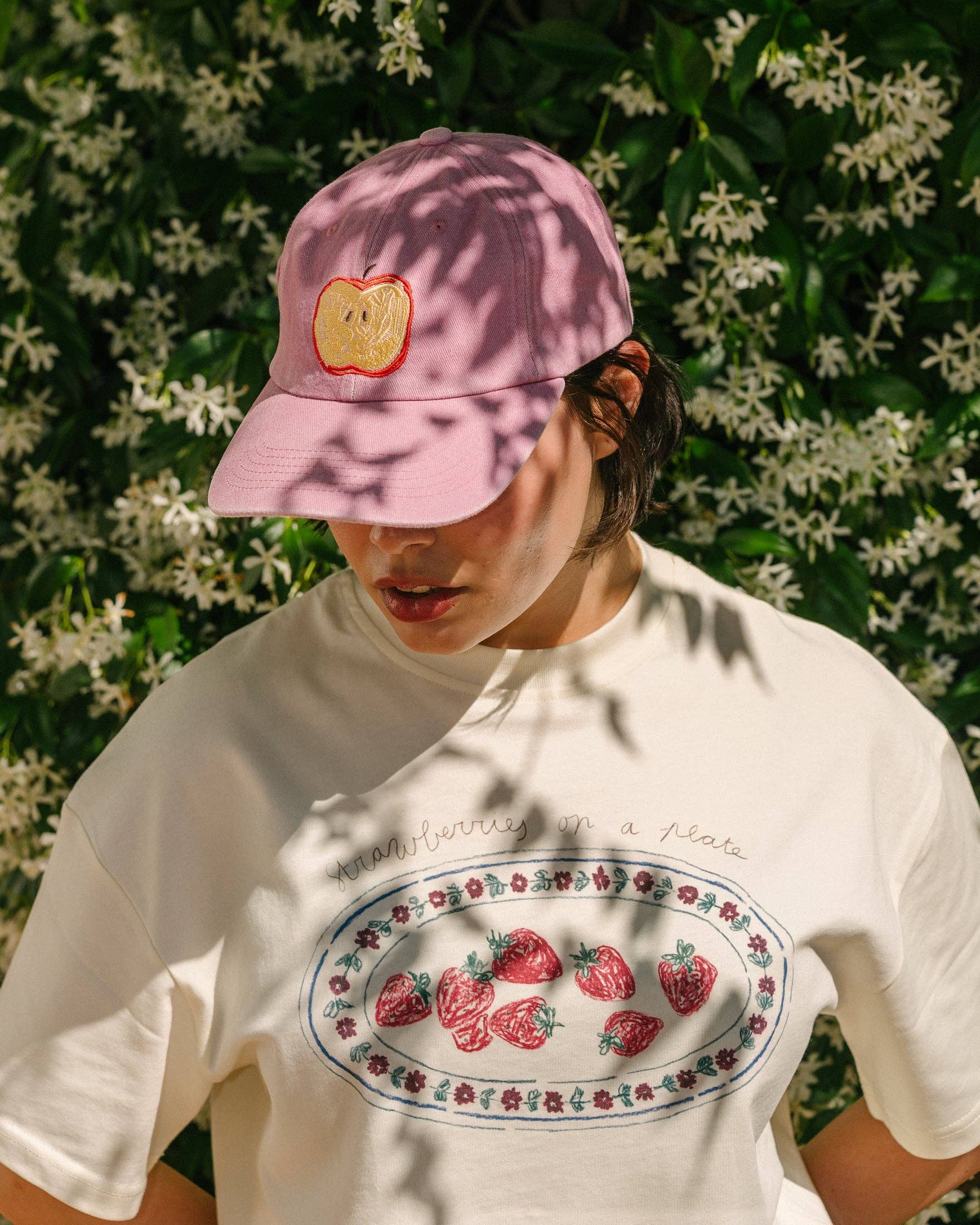 Casquette tranche de pomme: Washed Pink