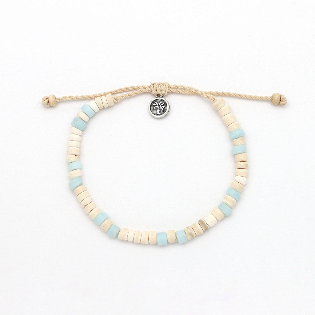 Ensemble de bracelets de plage Matei, trio de bracelets bleus réglables