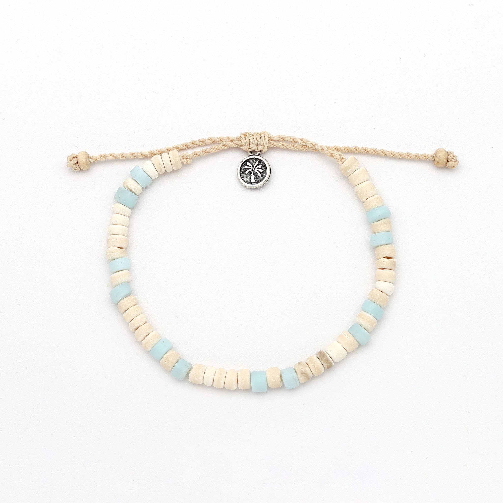 Ensemble de bracelets de plage Matei, trio de bracelets bleus réglables