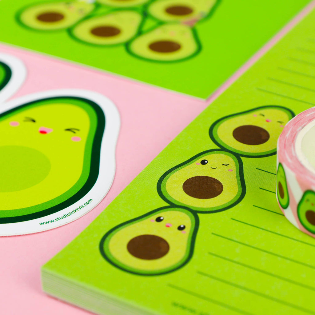 Bloc-notes liste de tâches « Avocado Holy Guacamole what a list! »