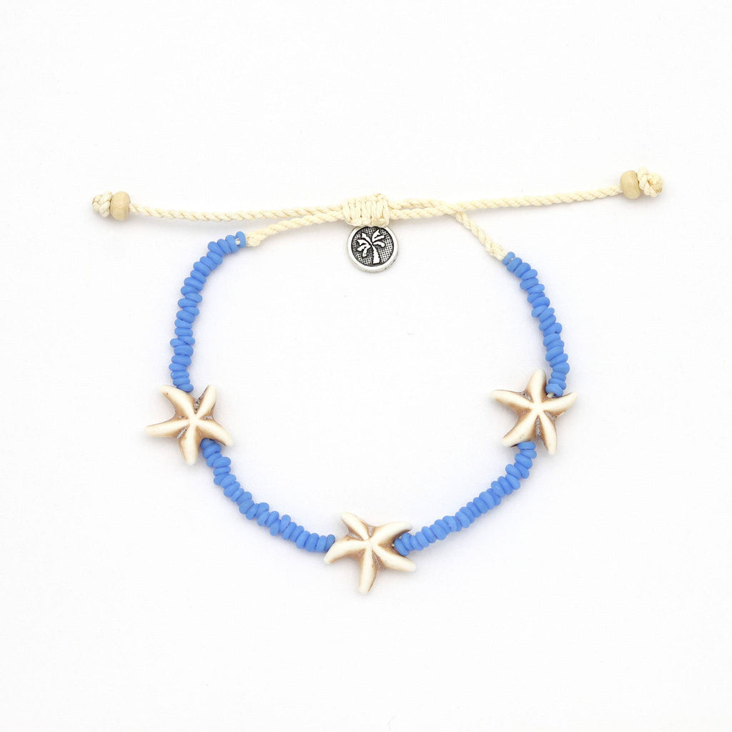 Ensemble de bracelets Serasa Beach, trio de bracelets bleus réglables