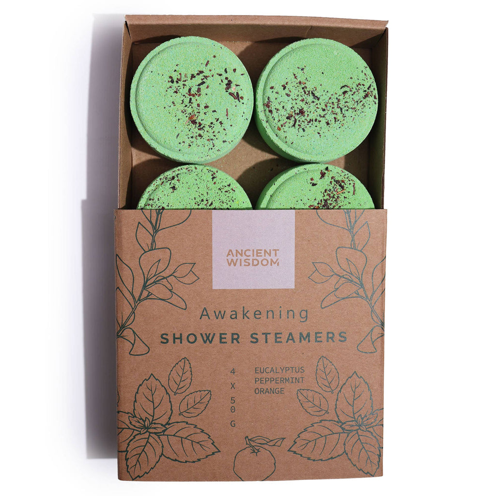 Coffret cadeau Zen de pastilles effervescentes pour la douche bien-être: Énergisant