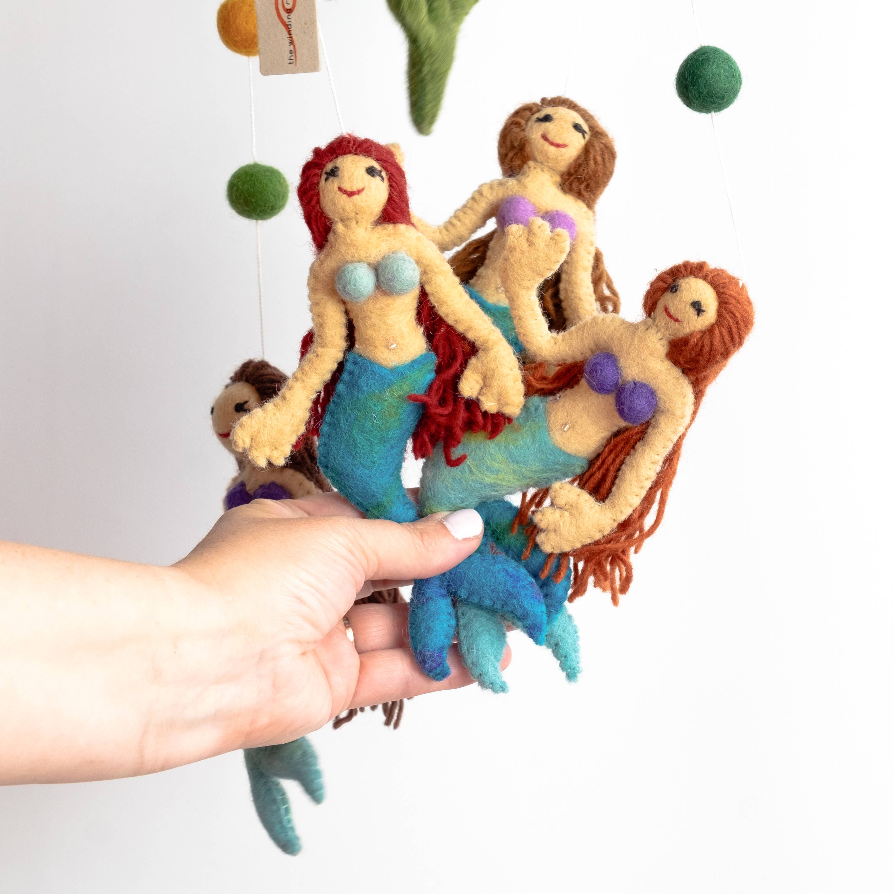 Mobile pour bébé - Décor de chambre côtier - Sirène sous la mer