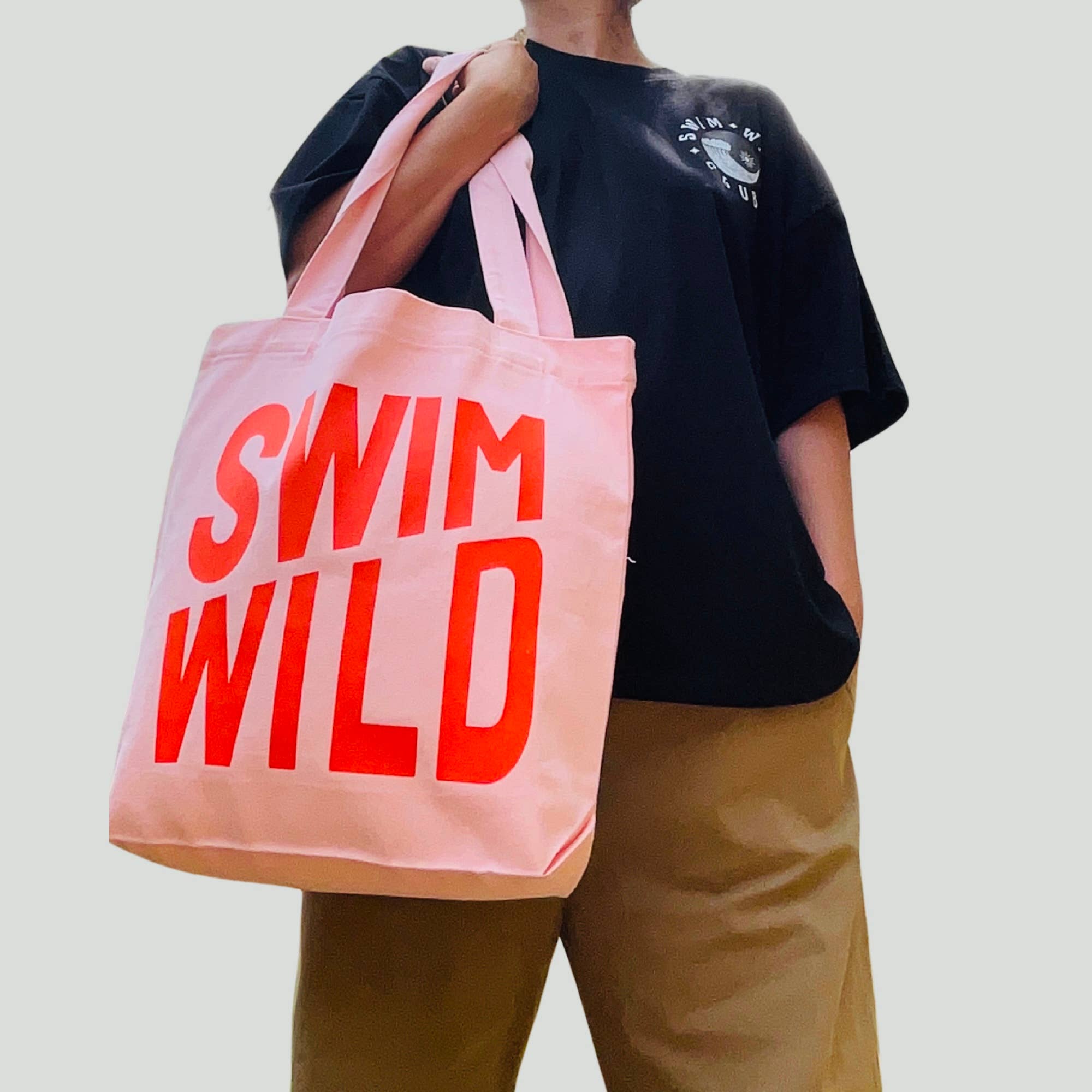 Tote en toile Swim Wild Rose/Piment