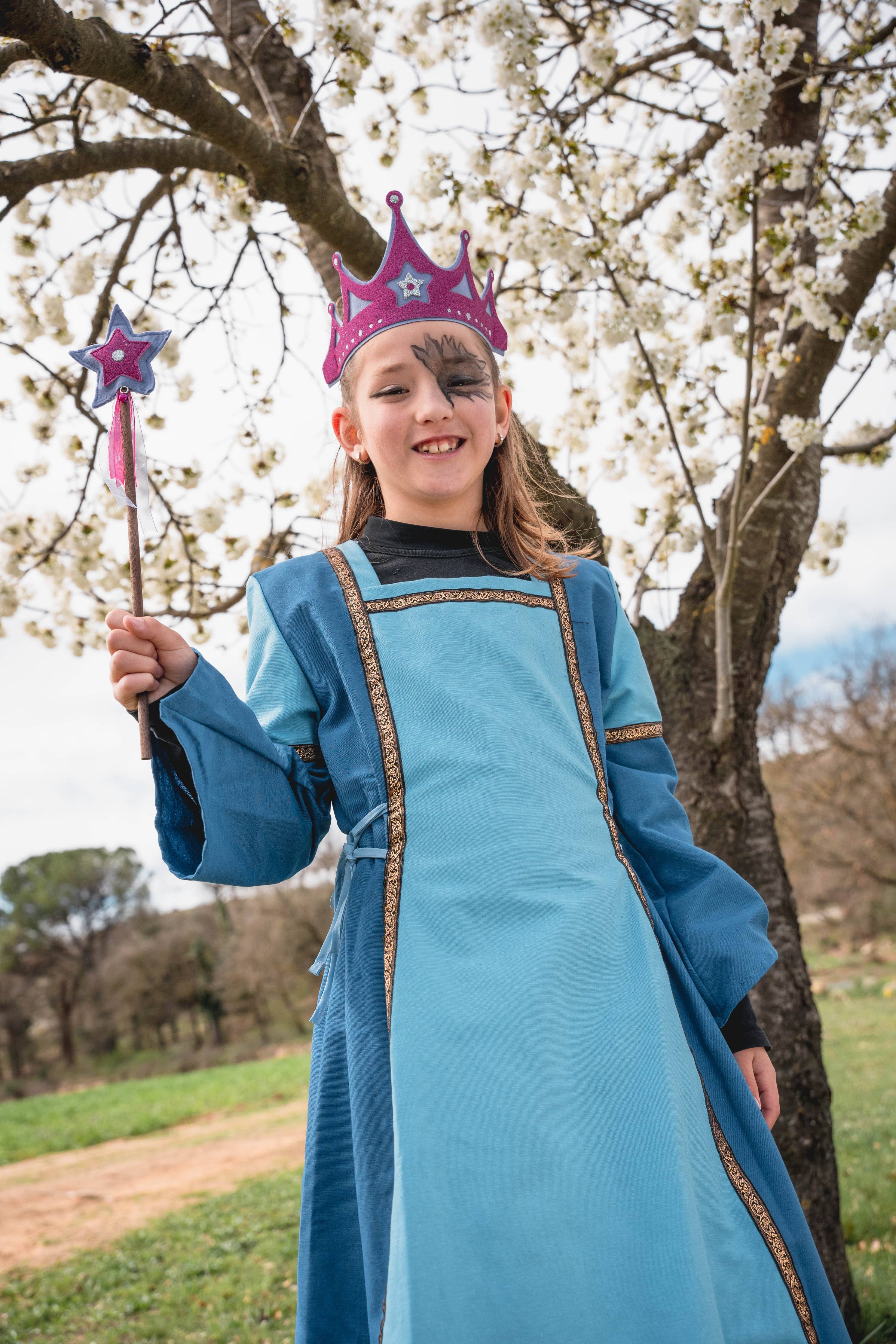 Couronne en feutre pour roi/reine - ST656: 3. Violet-Argenté
