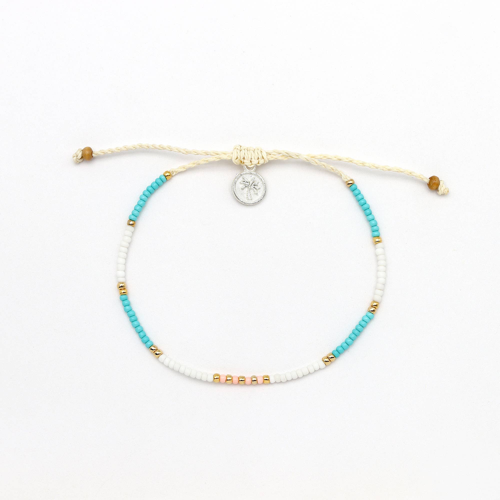 Gembira Bracelet surf perlé, bijou empilable et réglable