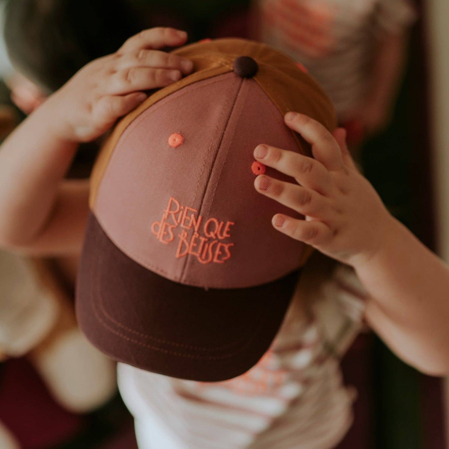 Casquette rose: T2: 7-14 ans