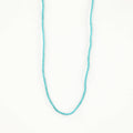 Ka'anapali — collier perlé en verre dépoli, ras-du-cou réglable: Turquoise