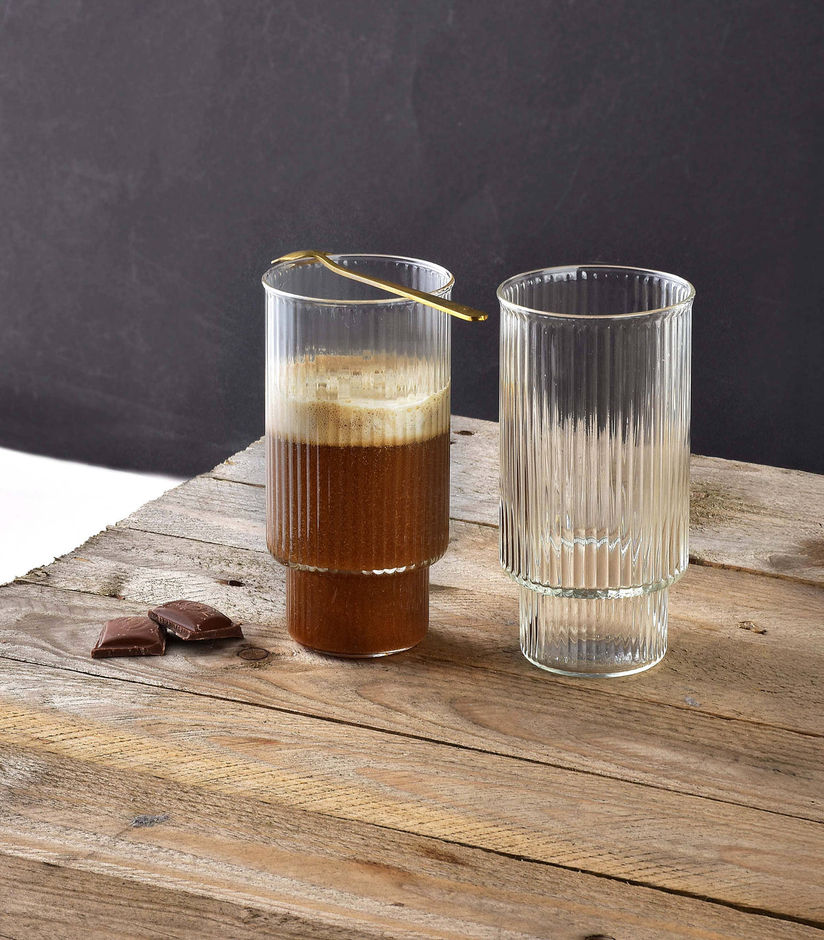 Ensemble de 4 verres ELLA transparent