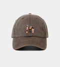 Casquette Brodée - Barbecue des vacances: Marron Vintage