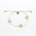 Bracelet étoile de mer Tidepool en perles: Blanc