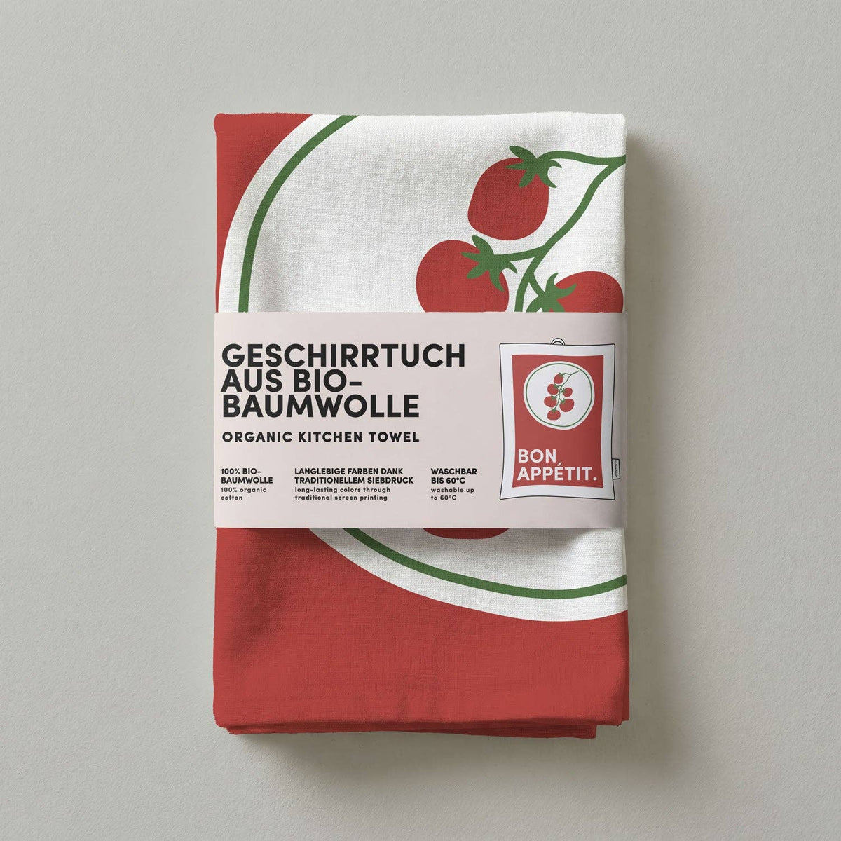 Torchon en coton bio - Bon Appétit