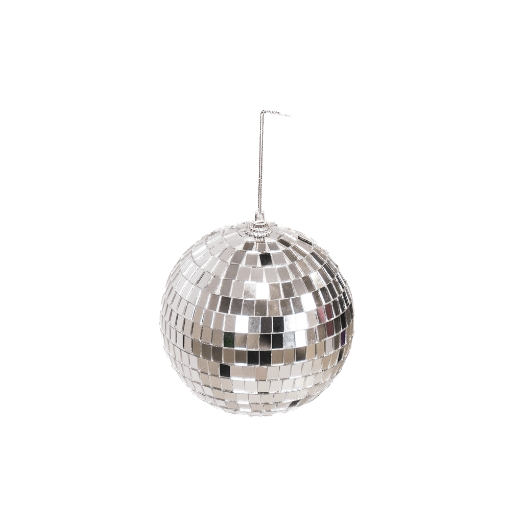 Décoration de Noël - Suspension de Noël - Boule à facettes - Mousse - Argent - 15x15x15cm
