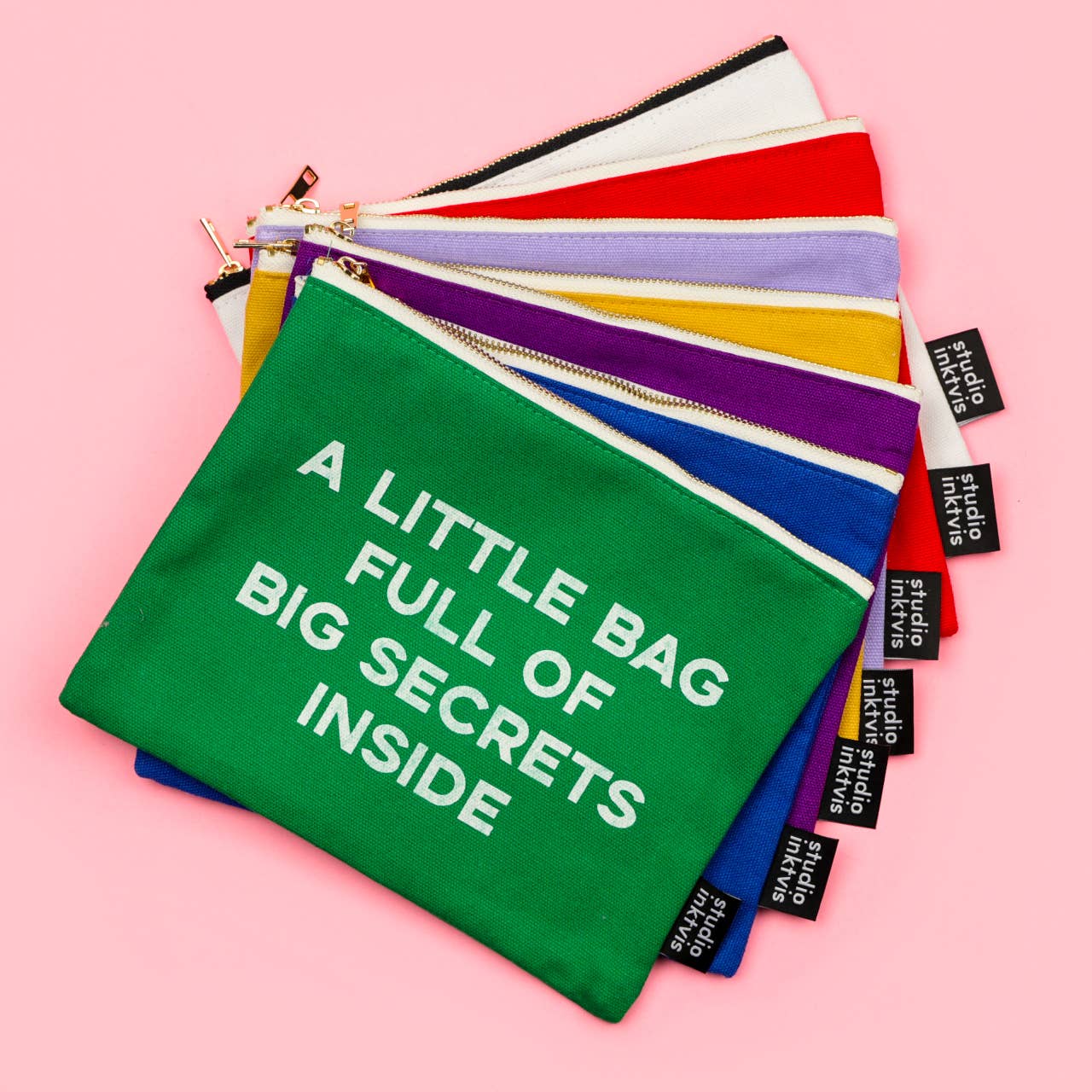 Trousse maquillage lilas « Just Pretending to Be Organized »