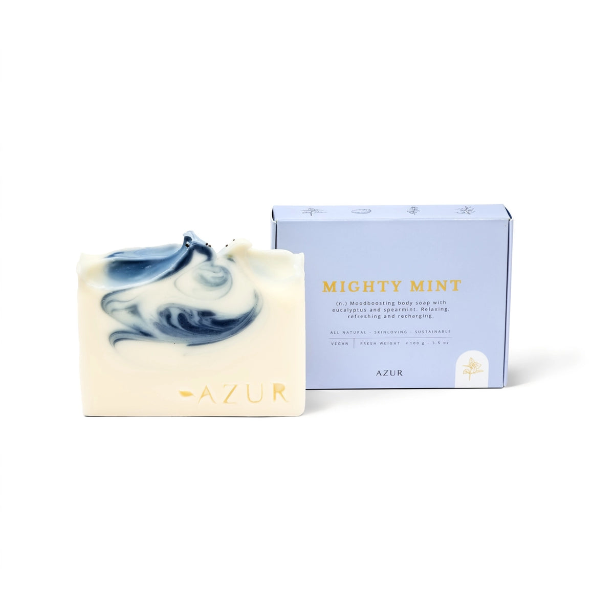 MIGHTY MINT | savon naturel en pain pour le corps