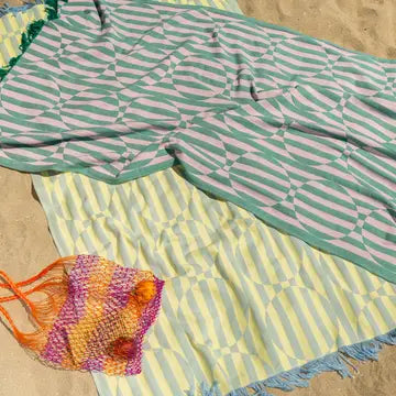 Serviette de plage Granité à la pastèque