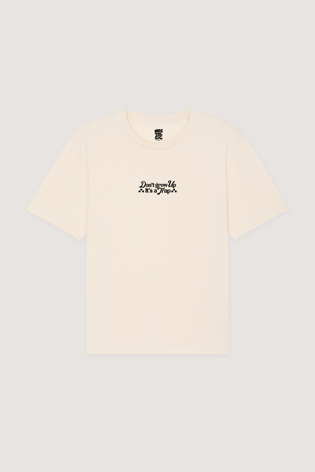 T-shirt naturel oversize « It's a Trap » | M / Oversize
