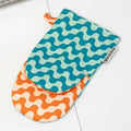 Gant de cuisine Turquoise & Orange