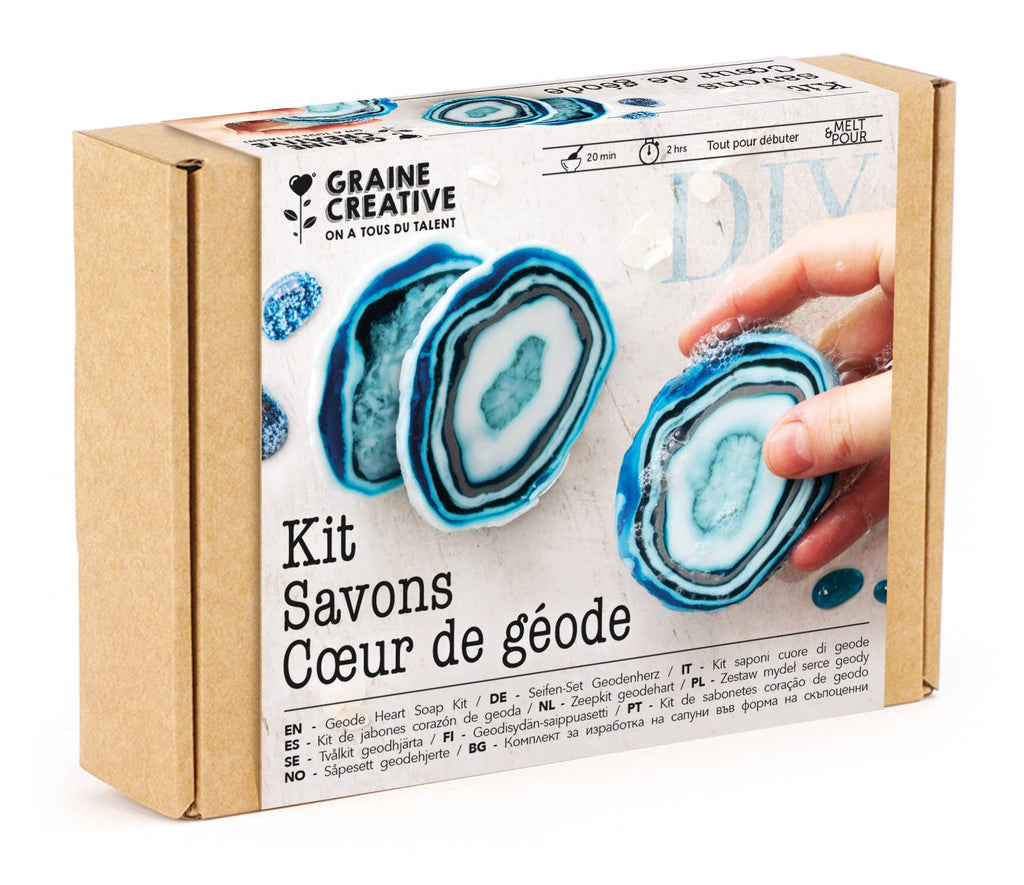 KIT DIY SAVONS CŒUR DE GEODE