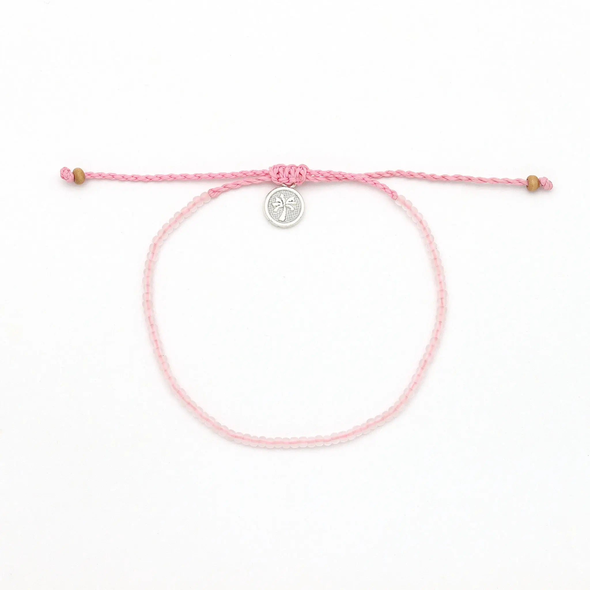 Bracelet perlé en verre dépoli Ka'anapali, bracelet de cheville Surf: Bleu