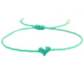 Bracelet turquoise Love Ibiza avec petit cœur
