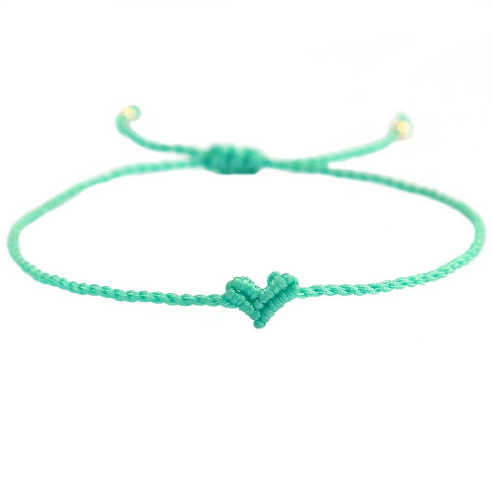 Bracelet turquoise Love Ibiza avec petit cœur