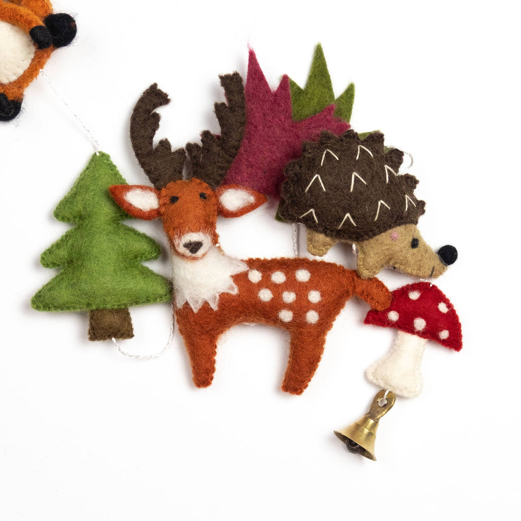 Guirlande - Décoration murale - Animaux de la forêt