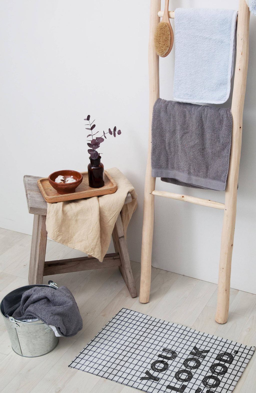 Tapis de bain antidérapant 60x40 Tu as bonne mine
