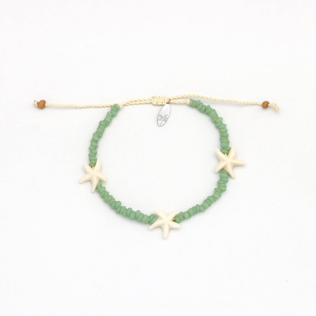 Bracelet étoile de mer Tidepool en perles: Blanc