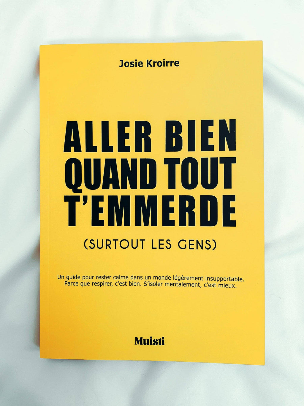 Carnet / Faux Livre - Aller bien quand tout t'emmerde (surtout les gens)