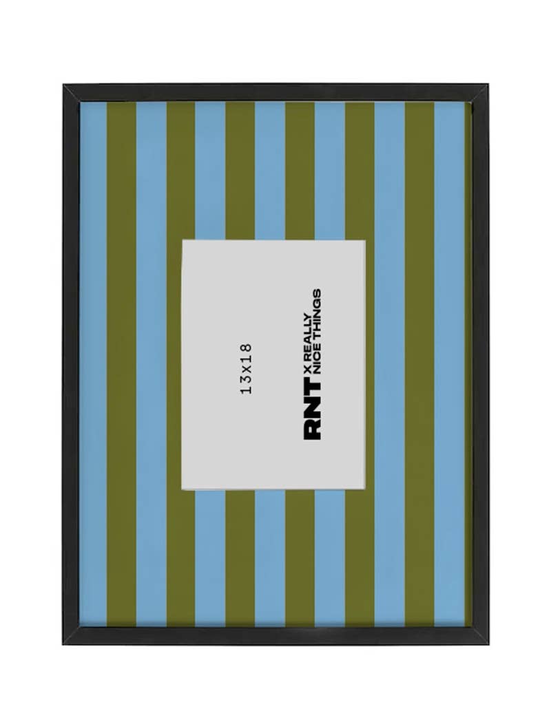 Cadre Photo 40X30 Pour Photos De 13X18 Bleu Et Vert